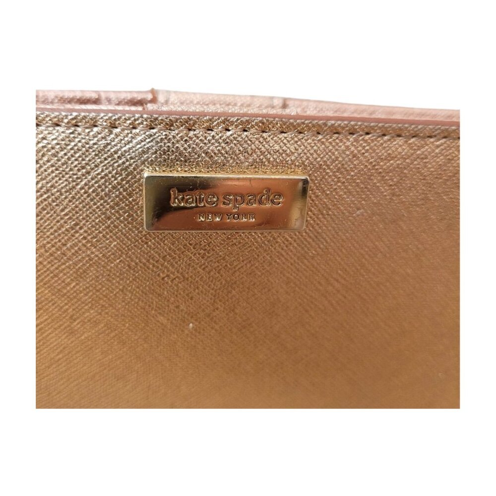 Kate Spade New York Slim Bifold Wallet Rose Gold - Picture 3 of 8